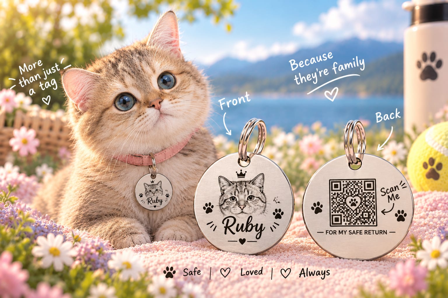 Personalized Cat Tag